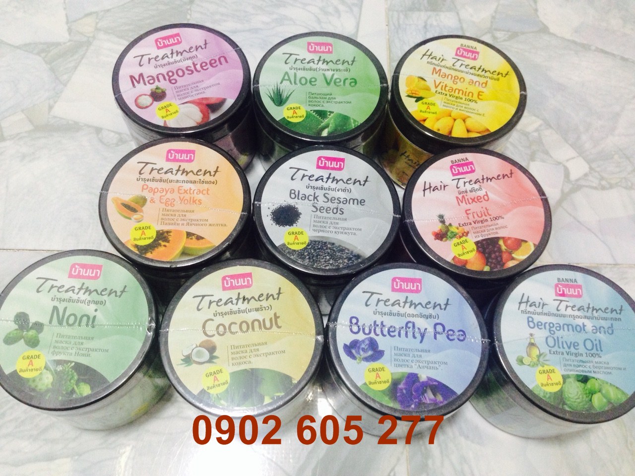 Ủ tóc Hãng Banna hang thái lan