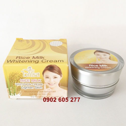 Kem Dưỡng Trắng Da Trị Nám Tàn Nhang Rice Milk Cream Thái Lan