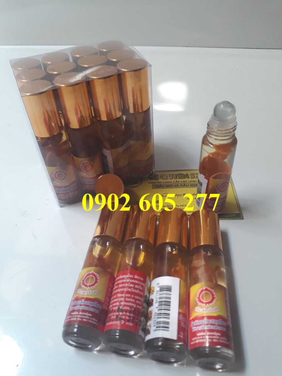 Dầu Lăn Thảo Dược nhân sâm mặt trời đỏ Thái Lan
